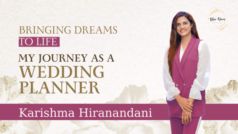 Turning Vision into Reality: My Journey as a Wedding Planner
