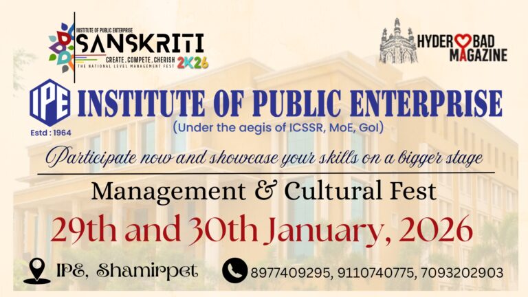Sanskriti 2K26 — Where Culture, Creativity, and Competition Come Alive in Hyderabad